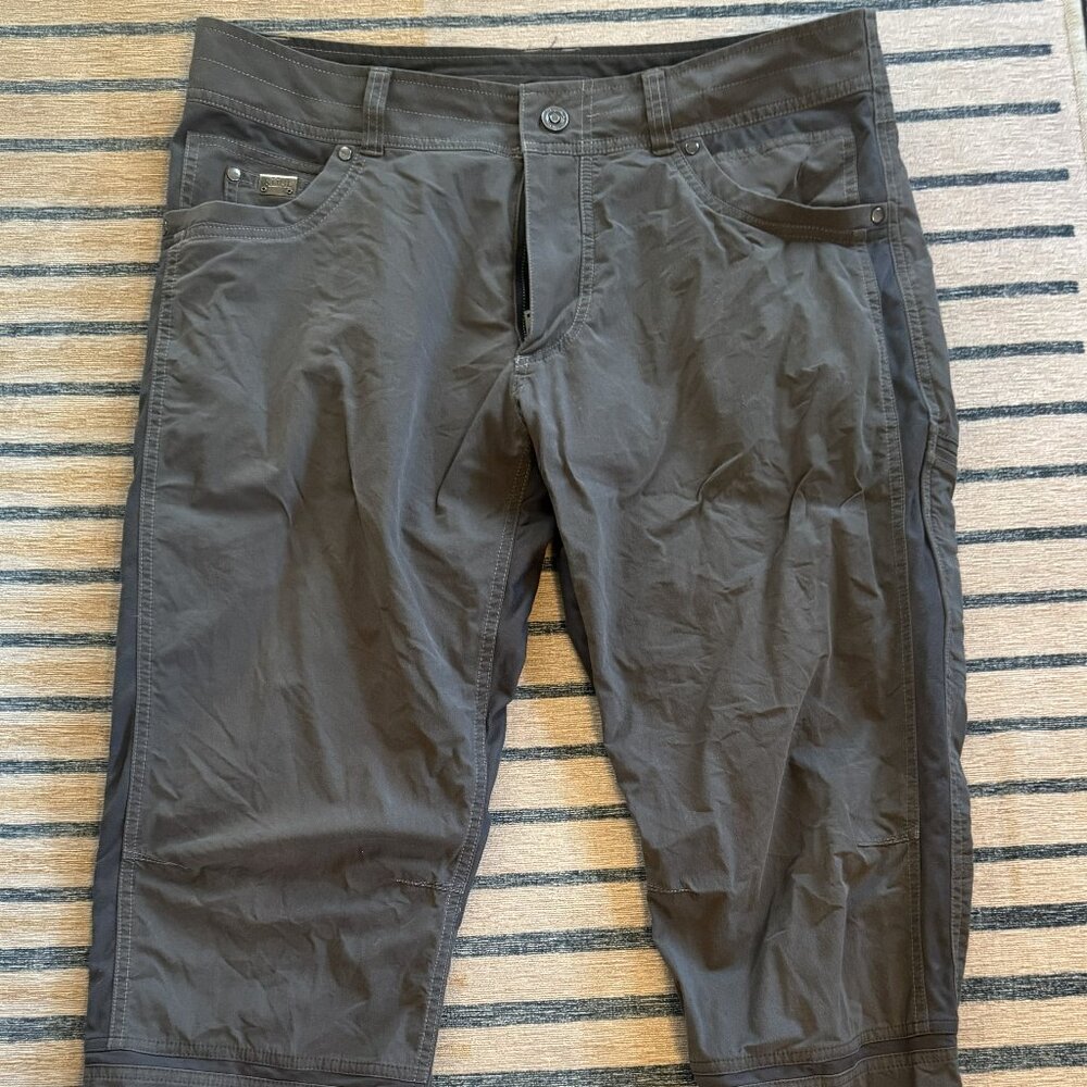 Men's gray Kuhl Radikl outdoor hiking pants 36x32